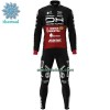 Fietskleding (Fietsshirt Lange Mouw + Lange Koersbroek) Drone Hopper 2022 Androni Giocattoli Winter Thermal Fleece - Rood Zwart